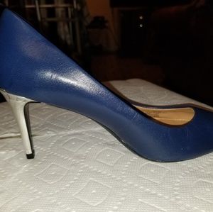 New Navy Blue Calvin Klein Gayle Pump Heels